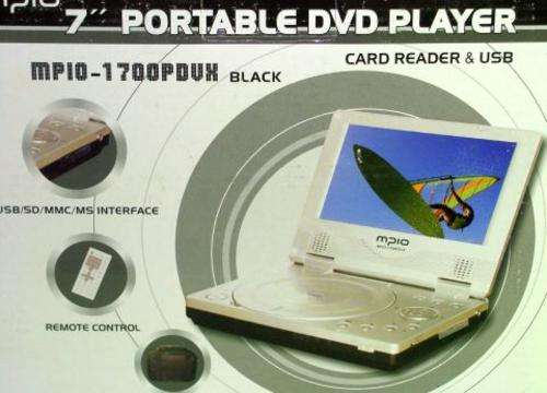 ***7" PORTABLE DVD PLAYER***