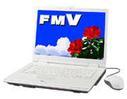FREE GIFTS INCLUDED - CRYSTAL WHITE FUJITSU FMV BIBLO LAPTOP