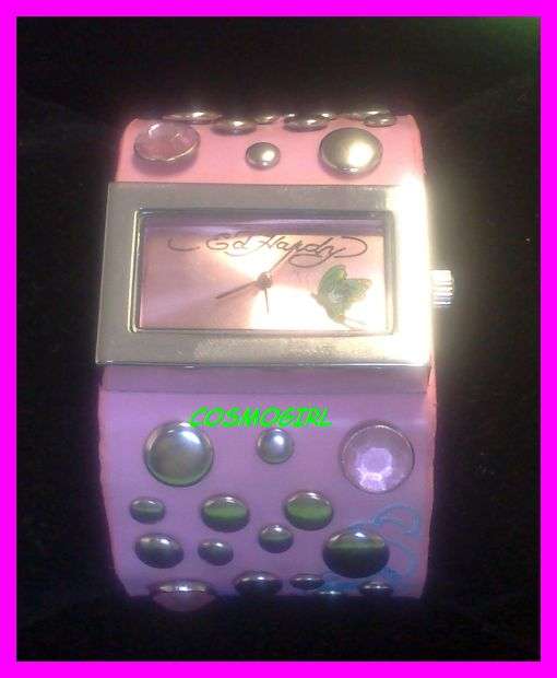 FREE SHIPPING - ED HARDY WATCH - PINK