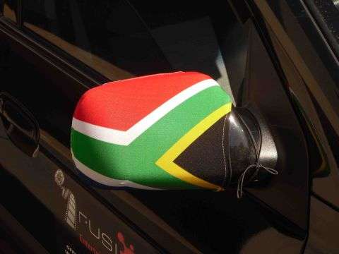 CRAZZZY R1 AUCTION - SA FLAGS FOR SIDE MIRROR