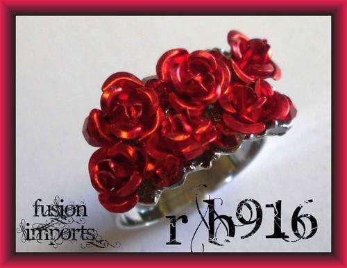 CRAZZZY R1 AUCTION - STUNNING ROSE RING - ADJUSTABLE SIZE