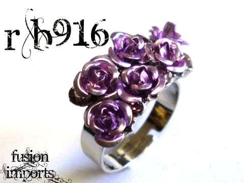 CRAZZZY R1 AUCTION - STUNNING ROSE RING - ADJUSTABLE SIZE