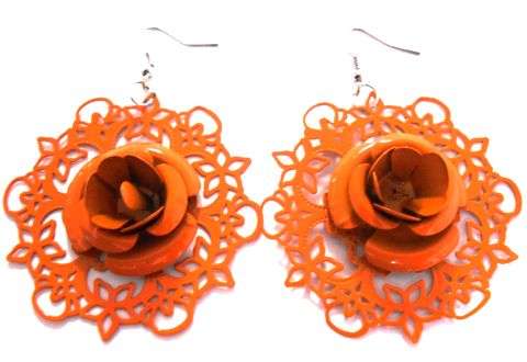 CRAZZZY R1 AUCTION - FLOWER SHAPE SUMMER EARRINGS