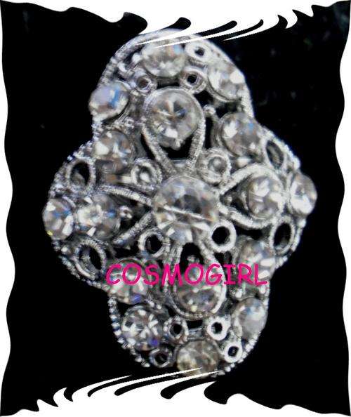 CRAZZZY R1 AUCTION - RHINESTONE RING - ADJUSTABLE SIZE