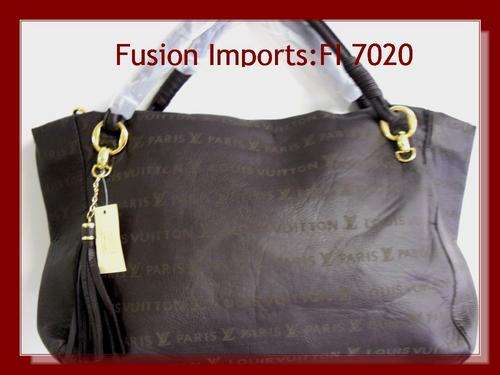 LOUIS VUITTON LV SOFT BROWN HANDBAG - 48cm X 28cm