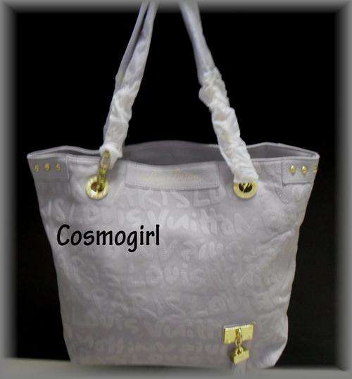 LV SOFT GREY HANDBAG - 42cm X 31cm