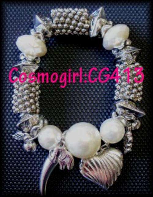CRAZZZY R1 AUCTION - CHUNKY CHARM BRACELET - STRETCHABLE