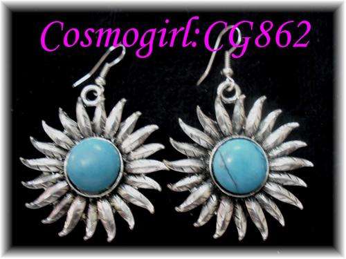 CRAZZZY R1 AUCTION - TIBETAN SILVER EARRINGS - 5.5cm