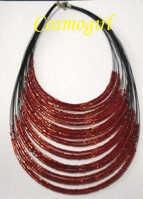 CRAZZZY R1 AUCTION - LAYERED BEAD NECKLACE