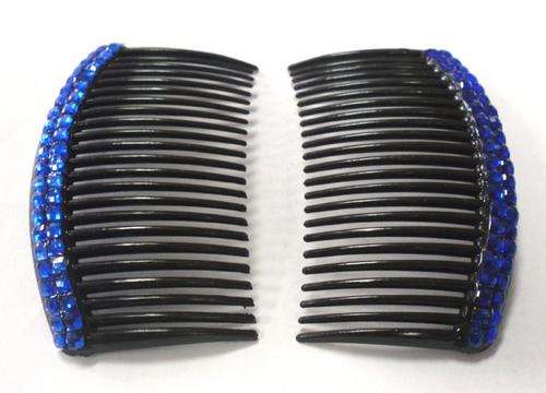 CRAZZZY R1 AUCTION - PAIR OF BLING BLING HAIR COMBS