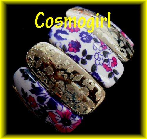 CRAZZZY R1 AUCTION - PRETTY LARGE BEADS 5cm WIDE STRETCHABLE BRACELET