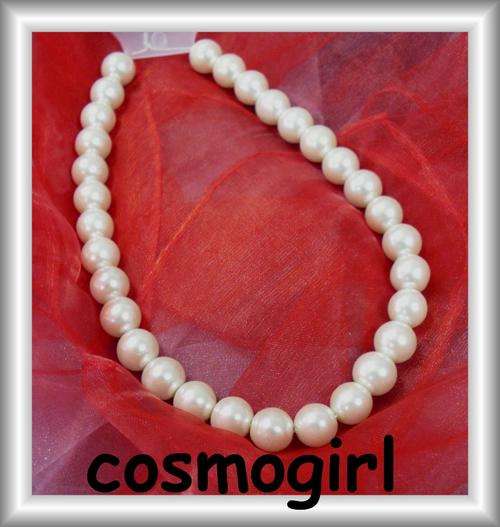 CRAZZZY R1 AUCTION - LARGE PEARL BEAD CHUNKY NECKLACE