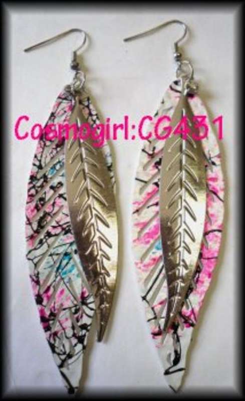 BUY 1 GET 1 FREE PROMO - CRAZZZY R1 AUCTION - FUNKY CHANDELLIER EARRINGS - 11cm