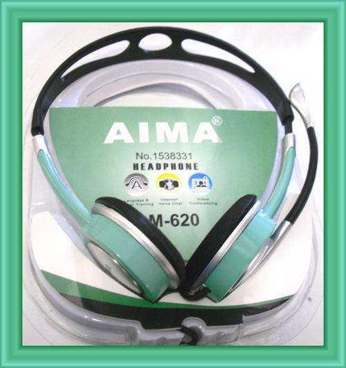 CRAZZZY R1 AUCTION  - AIMA HEADPHONES - GREEN
