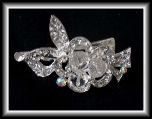FREE SHIPPING - Mesmerizing Diamante Hair Accessory - 6.5cm X 3.5cm