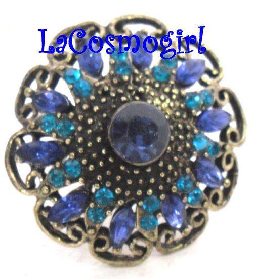stunning rhinestone ring