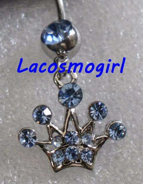 CRAZZZY R1 AUCTION - CROWN DIAMANTE BELLY RING