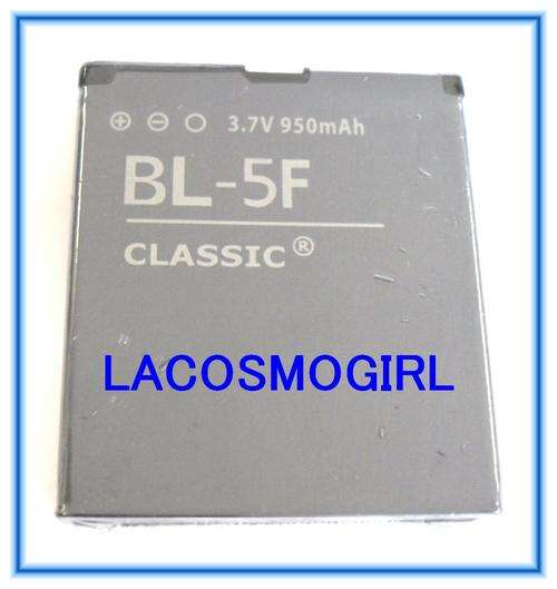 BL-5F NOKIA BATTERY - COMPATIBLE WITH NOKIA N95, N96, E65, 6210