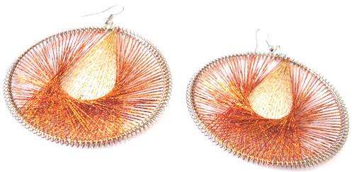 CRAZZZY R1 AUCTION - NEW THREAD DESIGN SUMMER EARRINGS - 6cm