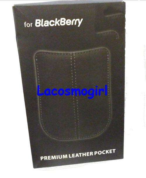 8520/9300/9700/9780 BLACKBERRY PREMIUM LEATHER POWER SAVER POUCH