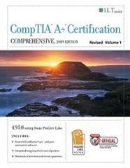 COMPTIA A+ comprehensive volume 1 & 2 ICT1531 UNISA