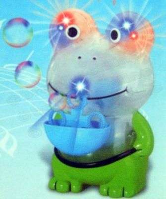 ***Motorised Bubble Blowing Frog *** - with Music and Flashing Lights!!