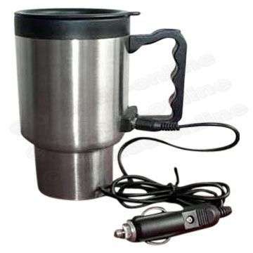 *** 12v Heated Stainless Steel Travel Mug *** - Complete with Charger included!