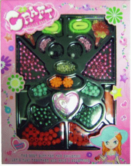 *** Litte Girl's Craft Beads Set - Over "250" Pieces ***