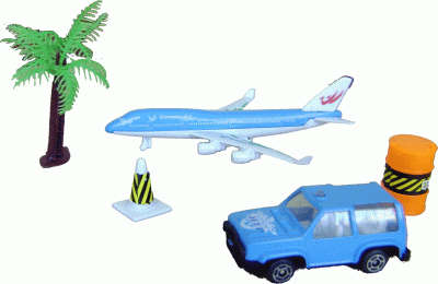 My First Airplane Playset inc. Die Cast Airplane and Jeep