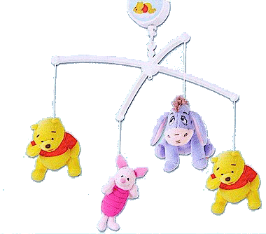 "Disney Baby" Crib Mobile - Please Read!!! - 2 Winnies - LAST ONE!!!