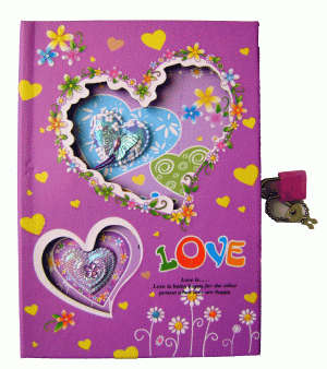 "A5" Lockable "LOVE" Journal - Great Gift!!!