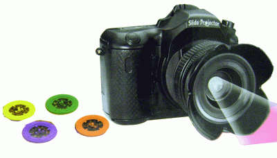 NEW!!! SLR Style, Slide Projection Play Camera with Music!!!