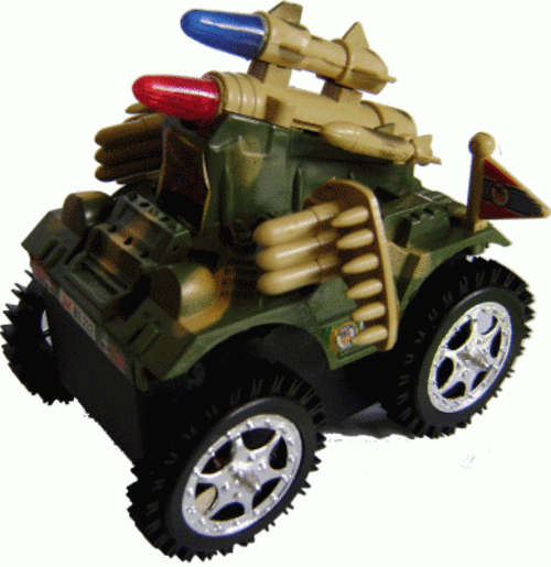 NEW!!! *** Battery Operated "Armor Force Rollover Jeep"  ***