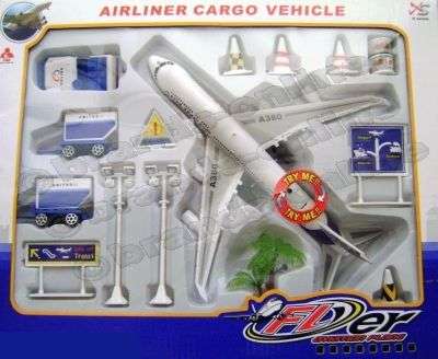 ***A380 Cargo Airbus Playset with Flashing Lights ***