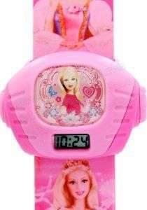 *** "Barbie" Kids Cartoon Projection Watch ***