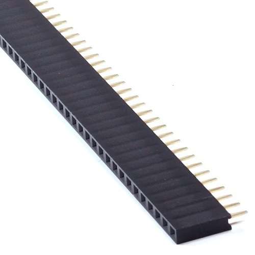 Single Row Straight Female Pin Header (x2)