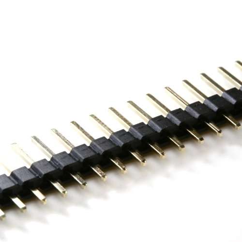 Single Row Straight Male Pin Header (x2)