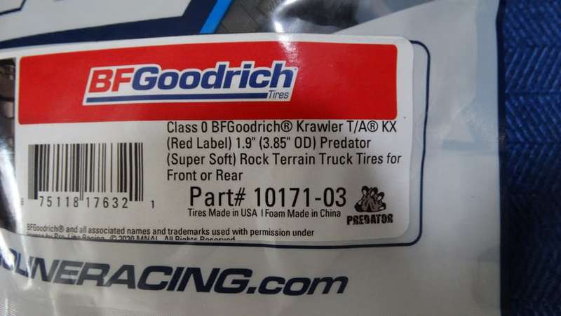ProLine Racing Class 0 BFGoodrich Crawler Tyres