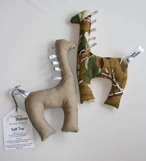 Kingdom Babies Soft Toy Giraffe - Camo