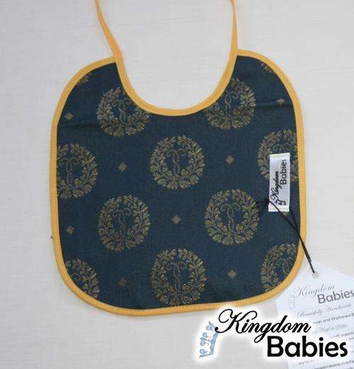 Kingdom Babies Baby Bibs - Blue / Yellow