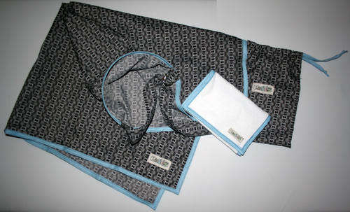 Babes&Babes 'Secret Shelter' Breastfeeding Cover Set - Blue