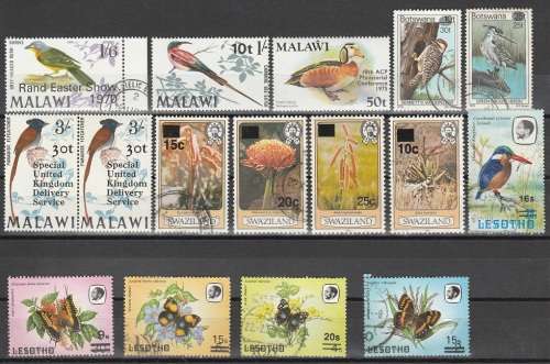 COLLECTION OF OVERPRINTS :M,MM, AND USED
