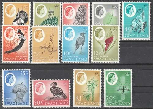 SWAZILAND COLLECTION:UMM AND USED SETS: 1962:2 SCANS