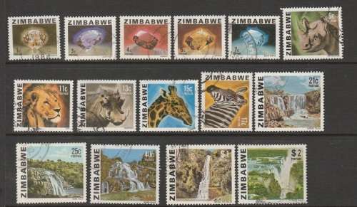 ZIMBABWE:1980:1ST  DEFINITIVE SET: