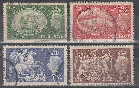 GREAT BRITAIN:1951 AND 1912: UHR-2 SETS-2 SCANS