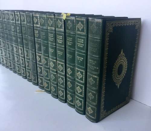 HARDCOVER 16 BOOK DICKENS COLLECTION!! HIGHLY COLLECTABLE! *PRINTED IN SWITZERLAND*
