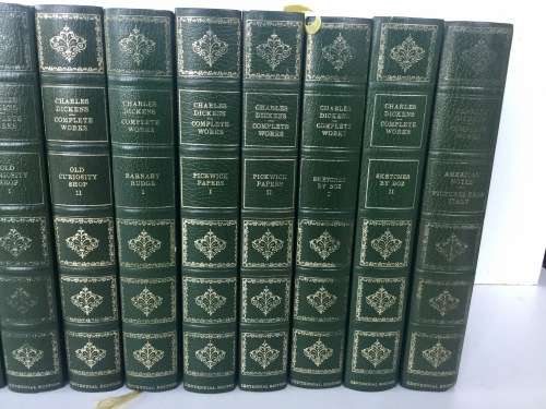 HARDCOVER 16 BOOK DICKENS COLLECTION!! HIGHLY COLLECTABLE! *PRINTED IN SWITZERLAND*