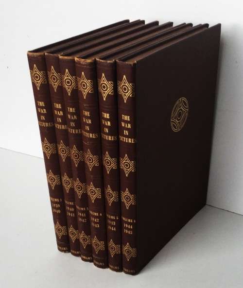 COMPLETE 6 VOLUME SET OF WW2 IN PICTURES!! *RARE* *VALUABLE*
