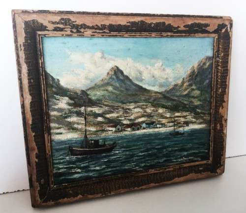 BEAUTIFUL ORIGINAL OIL ON BOARD PAINTING!!! M. POARHASE 1955! HIGHLY DETAILED! *BEAUTIFUL PAINTING*