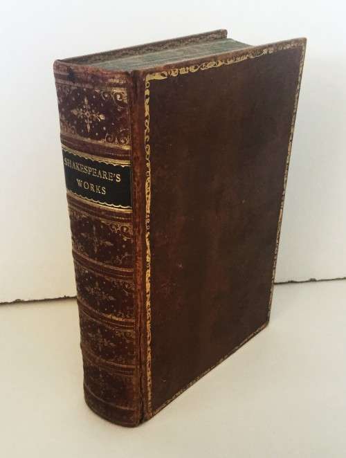 BEAUTIFUL 1923 WALNUT COVERED WORKS OF SHAKESPEARE!! *EXQUISITE* *HIGHLY VALUABLE*